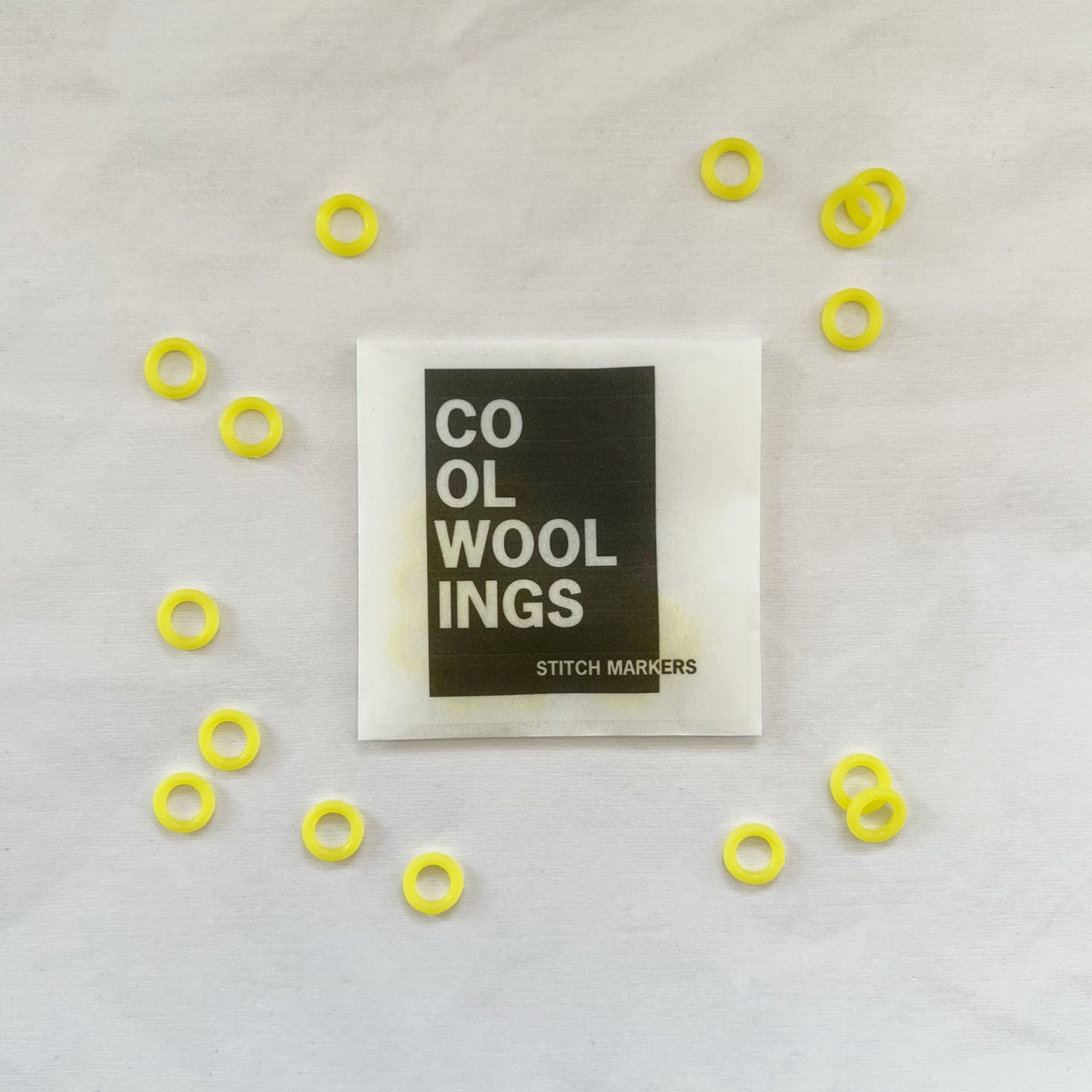 15 x NEON SILICONE STITCH MARKERS.